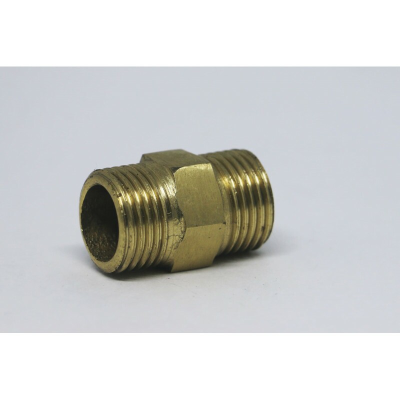 Niple Latao 1/2 Npt X 1/2 Npt - Sextavado Niple Latao 1/2 Npt X 1/2 Npt - Sextavado