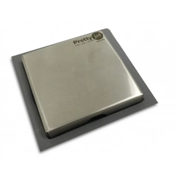 Ralo Quadrado 10 x 10 x 5,3 cm Tampa Inox